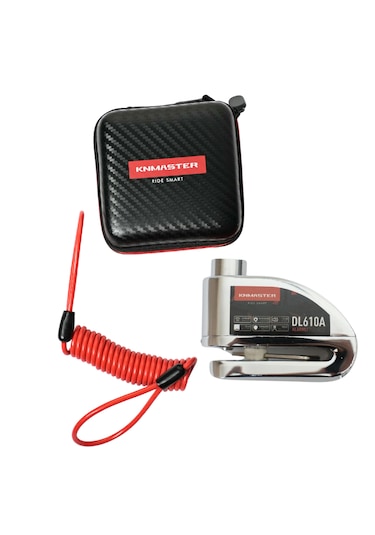 Knmaster Dl610a Alarmlı Disk Kilidi 10 Mm Çelik Pim Hatırlatm