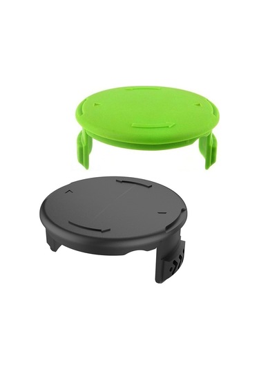 Sones 2 Adet Gk04 Akülü Ayıklayıcı Çim Biçme Makinesi Makara Kapağı Greenworks İçin Siyah