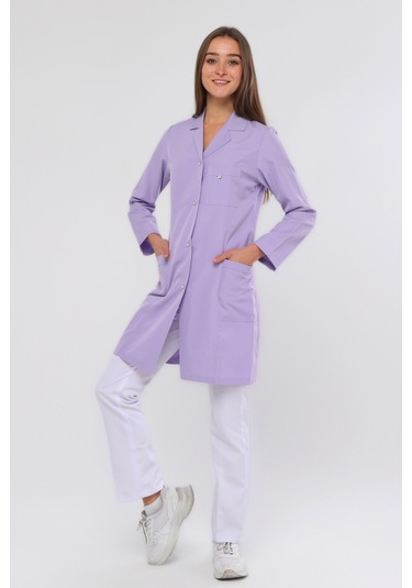 Uniprom Kadın İş Önlüğü Temizlik Görevlisi Hademe Aşçı Stajyer Lila