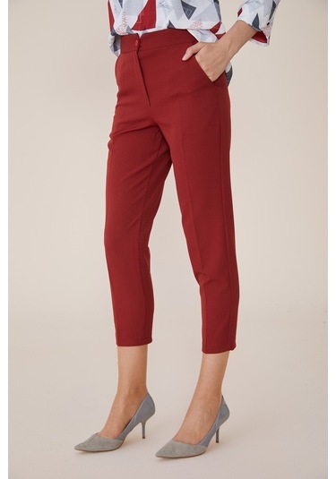 Soralline Kadın Kiremit Pantalon 1695 Kiremit