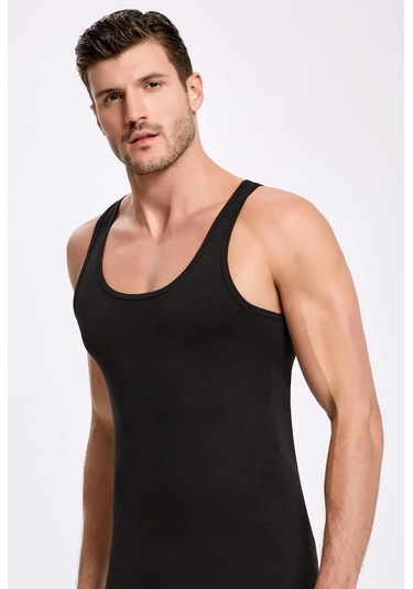 Erkek Sporcu Atlet Siyah