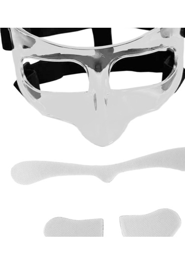 Suntek Basketbol Maskesi Koruyucu Kalkan Şeffaf-17,5x9,5x9,8cm