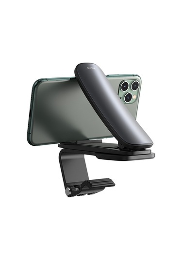 Soulader Evde, Ofiste Ve Araçta Kullanım İçin Pratik Ve Sağlam Telefon Tutucu - 4.7 İle 6.5 İnç Ekran Boyutlarına Uyumlu Geniş Ağızlı Model Siyah