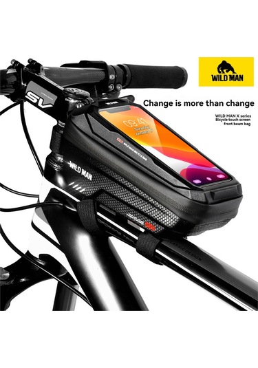 Moveevo X2 Bisiklet Ön Çubuk Çantası - Sert Kasa Eva Materyal, Su Geçirmez, Dokunmatik Ekran, 6.7 İnç Telefon Uyumlu, Dağ Bisikleti Çantası Siyah Siyah Moveevo X2 Bisiklet Ön Çubuk Çantası - Sert Kasa Eva Materyal, Su Geçirmez, Dokunmatik Ekran, 6.7 İnç Telefon Uyumlu, Dağ Bisikleti Çantası Siyah Siyah