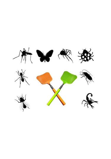 Ulzyvf Teleskopik Sineklik Sineklik Hizmet Dayanıklı B Ağır El