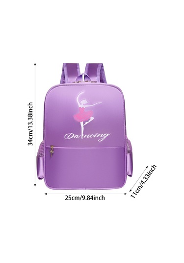 Suntek Bale Dans Sırt Çantası Sıradan Sevimli Ayakkabı Menekşe Dans Menekşe