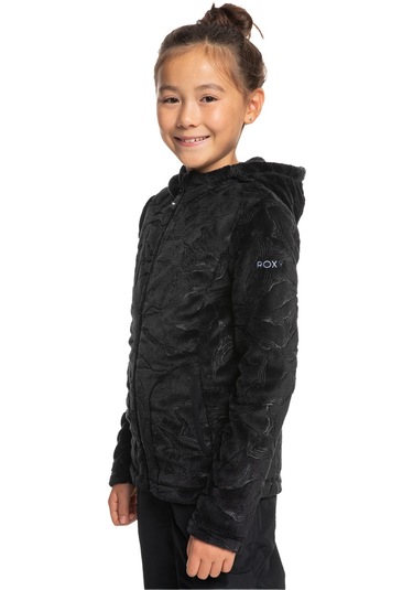 Roxy Igloo Gırl Kız Çocuk Polar Ceket Siyah Siyah