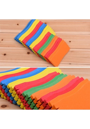 Novahub Köpük Materyal, Hızlı Kur, 30 Renk Balıkçılık İpi Sarım Tahtası 30 Adet Karışık Renk