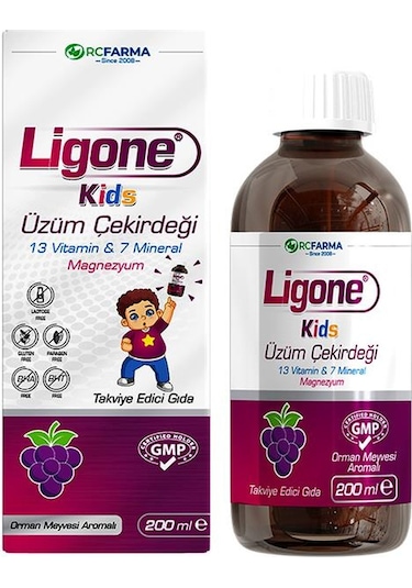 Ligone Kids Üzüm Çekirdeği Multivitamin 200 Ml
