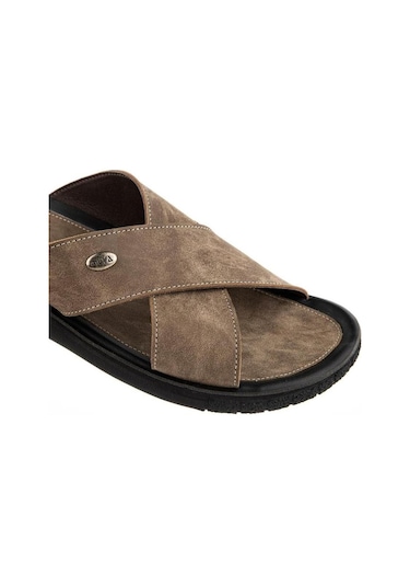 Muya Vegas 33301-695 Anatomik Taban Erkek Terlik Vizon 40-45 Vizon
