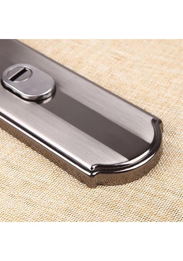 Geeroyoo Modern Alüminyum Kapı Kolu: Anahtarlı Kilit, Gizli Vidalı Şık Tasarım, Ev Ve Ofis İçin Evrensel Uyum