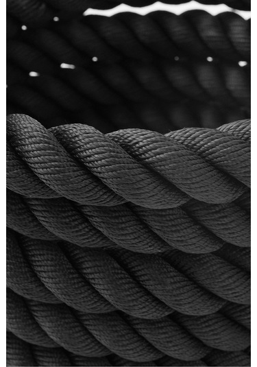 Ckspor Dayanıklı Kılıflı Antrenman Halatı 10 Metre 38 Mm Battle Rope Crossfit Dayanıklılık Güç Antrenmanı