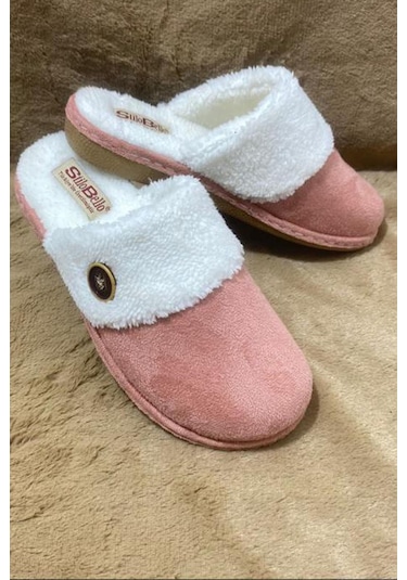 Modafrato Carmen Kadın Ev Terliği Kışlık Topuklu Terlik 001