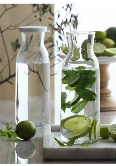 LAV Fonte Cam Karaf Tekli 1,2 L Pembe Silikon Kapaklı (Sürahi )