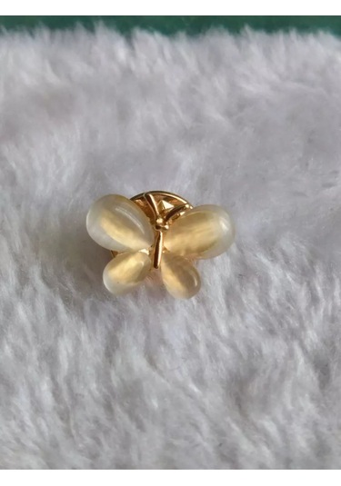 Olfil Broş-mini Kelebek Işıltıyla Opalı 232275793 Altın Rengi