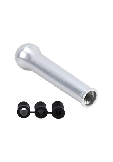 Wondernest Universal Araç Modifiye Vites Kolu Kapağı - Manuel/otomatik Vites Topuzu 15.4cm Gümüş Gümüş