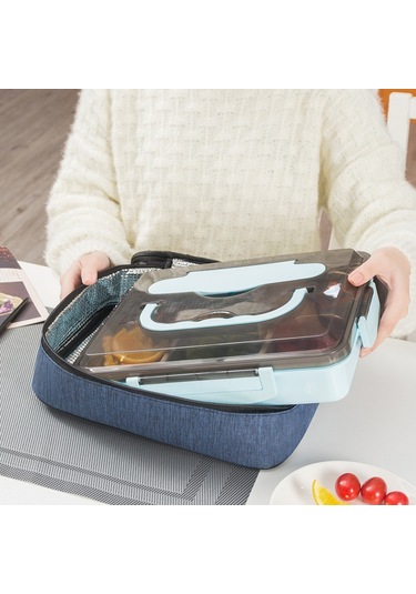 Öğrenciler İçin Yalıtımlı Öğle Yemeği Çantası - Cationic Çok Renkli