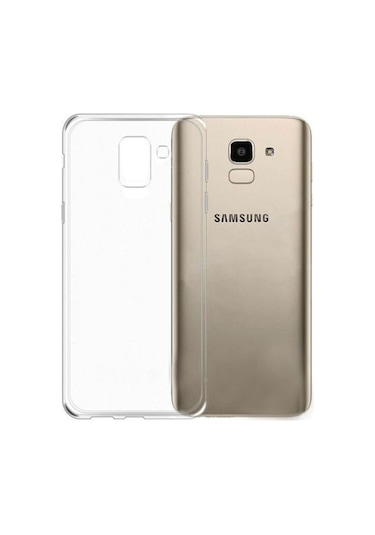 Samsung Galaxy J6 (J600) Kilif Soft Silikon Seffaf Arka Kapak 269016028