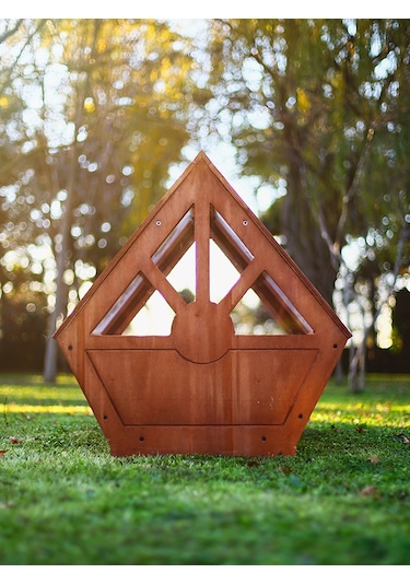 Mandu Ahşap Tribox Sera Saksı Büyük