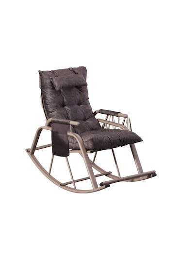 Sallanan Sandalye, Minderli Baba Koltuğu, Metal Tv Koltuğu, Dinlenme Koltuğu, Emzirme Koltuğu Antrasit