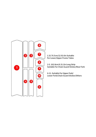 Yuntech01 Bisiklet Koruma Filmi: Renkli Ve Desenli 3m Pvc Kaplama, Tüm Bisiklet Modelleri İçin Dayanıklı Ve Koruyucu