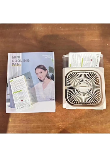 Eternal Luck 006A Led Gece Lambası USB Taşınabilir Elektrikli Fan 006