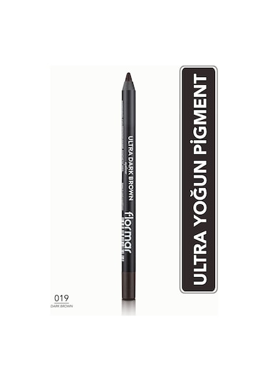 Flormar Koyu Kahverengi Eyeliner- Ultra Eyeliner 019 Dark Brown 8690604547234