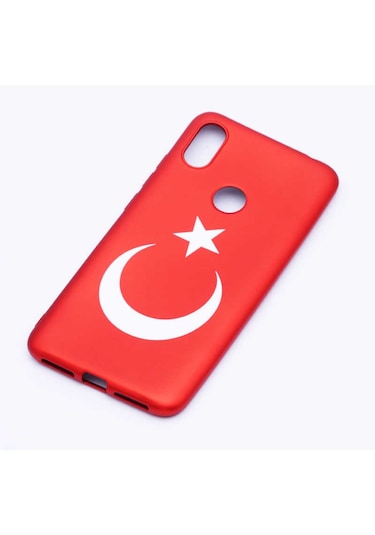 Xiaomi Mi 8 Kılıf Zore Bayrak Silikon