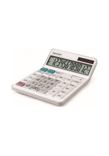 Sharp EL-340W 12 Hane Masa Üstü Hesap Makinesi