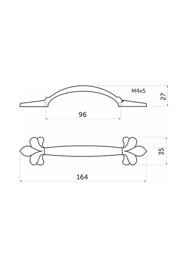 Aksmebel 1 Adet 128 Mm Beyaz Mobilya Menteşe Ucu, Dolap İçin 305248827 Gri