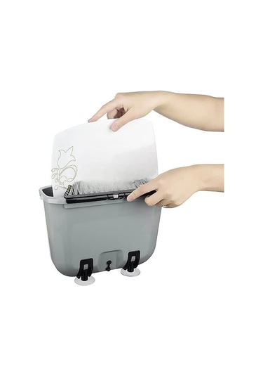 Su Tasarrufu Sağlayan Pratik Vantuzlu Bulaşık Yıkama Fırçası Çok Renkli