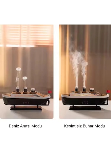 Titanic Gemi Modeli Aromaterapi Hava Nemlendirici