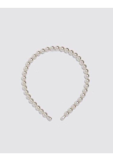 FdayAksesuar Incili Sıralı Kadın Taç FRDY31693