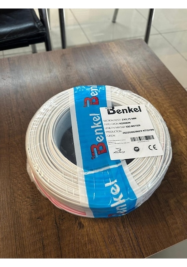 Benkel Beyaz Kordon 100 Metre