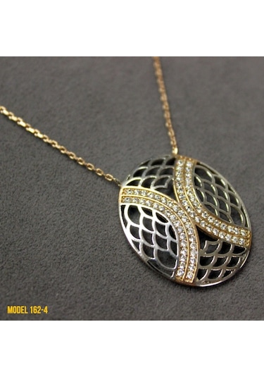 Osmanlı Motif Oval Kolye (407400118)