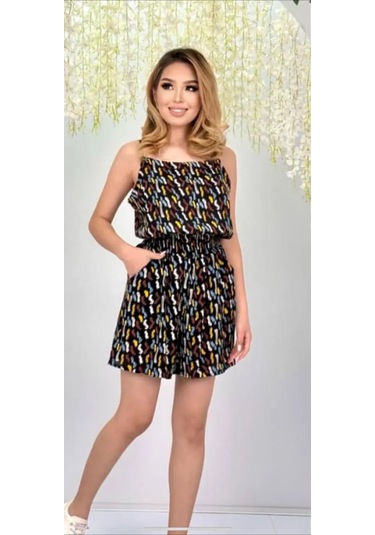 Yazlık, Hafif, Askılı Elbise Tulum 418620230