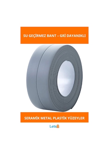 Su Geçirmez Gri Sızdırmaz Bant Mutfak Ve Banyo İçin 1 Adet