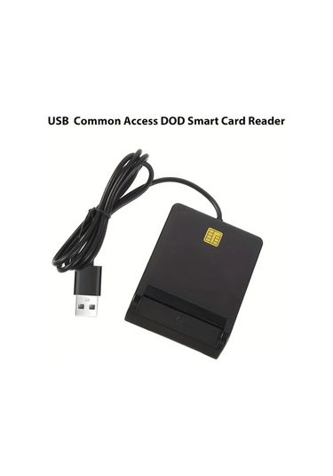Elmpaly Usb-a Akıllı Kart Okuyucu Cac Sd Tf Sım Okuma Windows Mac Linux Tip-c Taşınabilir Siyah