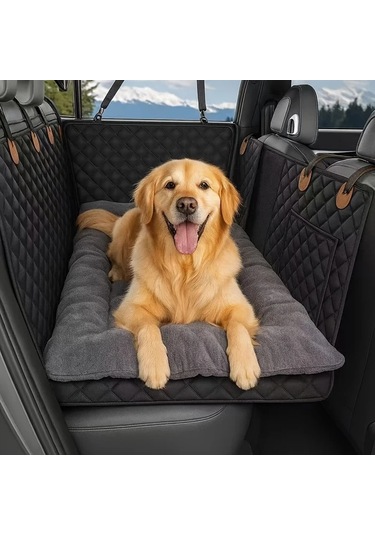 Willowhaven Gri Oto Koltuk Köpek Minderi Kalın Yumuşak Tüm Araçlar Ve Irklar İçin Kolay Temizlenir