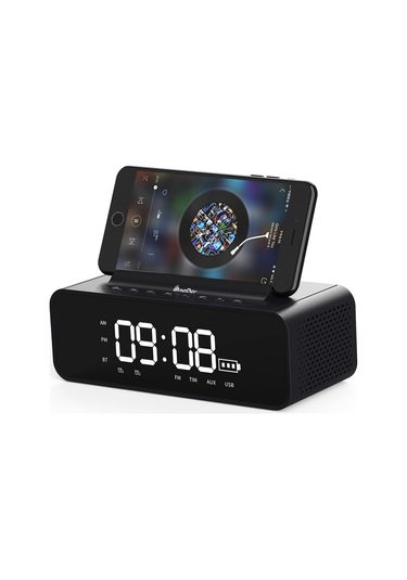 Oneder V06 Digital Saatli Bluetooth Hoparlör