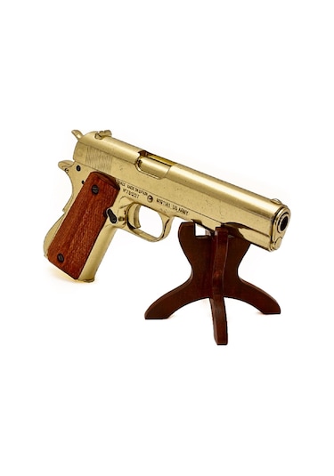 Denix Gold Automatic. 45 Pistol M1911a1, Usa 1911 Wwı & Iı