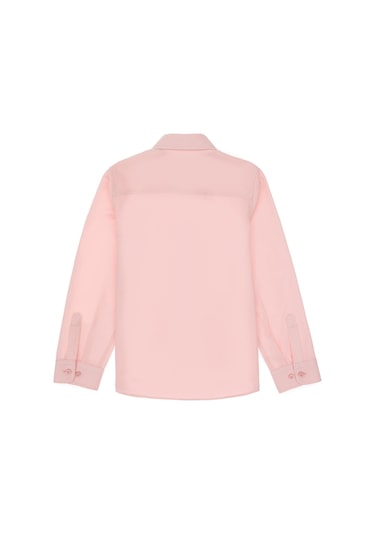 U.s. Polo Assn. Kız Çocuk Açık Pembe Gömlek Basic 50306588-vr078 Acık Pembe Açık Pembe