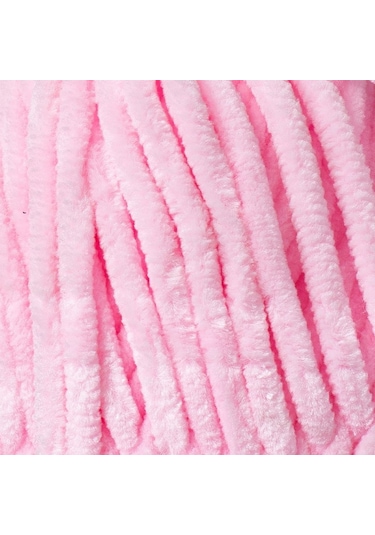 Kürkçü Han Kadife 100 G 95 M Örgü İpi Khkad Toz Pembe