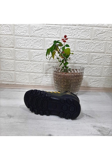 Black Sea 542 Haki Kürklü Fermuarlı Cırtlı Erkek Çocuk Bot 001