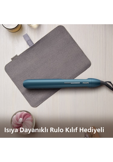 Philips Saç Düzleştirici BHS732/00, Bukle Özelliği, Argan Yağı Katkılı, UV Koruması