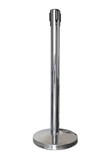 Şerit Güvenlik Bariyeri Paslanmaz Şerit Bariyer Yönlendirme Bariyeri - 304 Krom 10 Adet