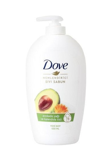 Dove Avokado Yağı ve Kalendula Özü Nemlendirici Sıvı Sabun 450 ML