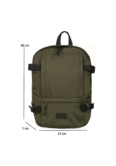 Bagslap Haki Su Geçirmez Kumaş Sırt Çantası 1028