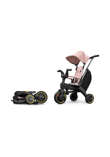 Doona Liki Trike Tek Parça Katlanır 3 Tekerlekli Bebek Bisikleti S3 Pembe
