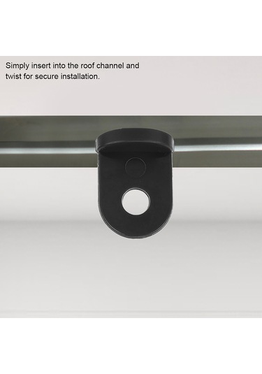 Springsun 50 Adet Siyah Plastik Seracılık Kanca - Sarma Bitkileri Ve Saksılar İçin, Güçlü Ve Dayanıklı, Kolay Kurulum